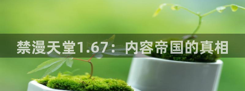 虫虫漫画正版：禁漫天堂1.67：内容帝国的真相